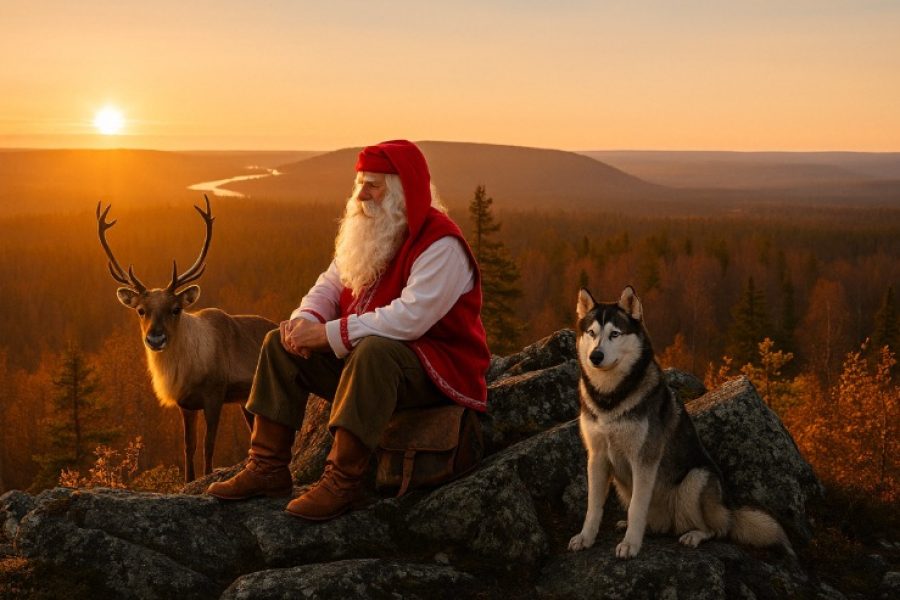 [Autumn/Summer] Visit at Santa Claus Village, Husky and Reindeer Adventure